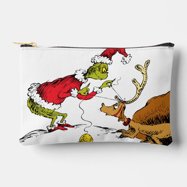 Grinch Prepares Max the Reindeer Accessory Pouch (Front)