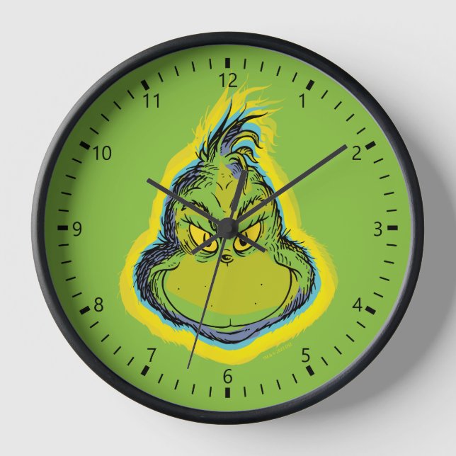 Grinch | Really? One More Slice of Pavlova? Clock (Front)