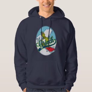 Grinch Snowboarding Hoodie