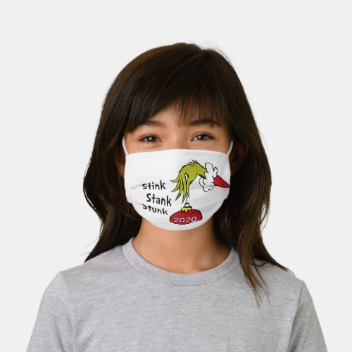 Grinch  Stink Stank Stunk 2020 Kids Cloth Face Mask