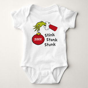 Grinch   Stink Stank Stunk Baby Bodysuit