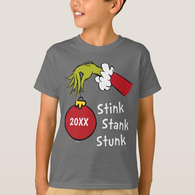 Grinch | Stink Stank Stunk T-Shirt (Front)