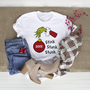 Grinch Stink Stank Stunk Tri-Blend Shirt