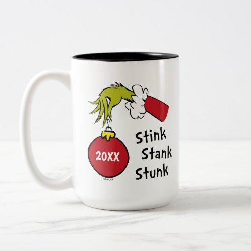 Grinch  Stink Stank Stunk Two_Tone Coffee Mug