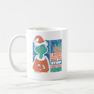 Grinch Stop Christmas Vintage Graphic Coffee Mug