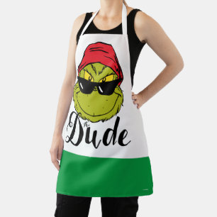 Grinch The Dude Apron