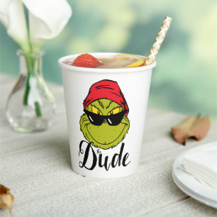 Grinch The Dude Paper Cups