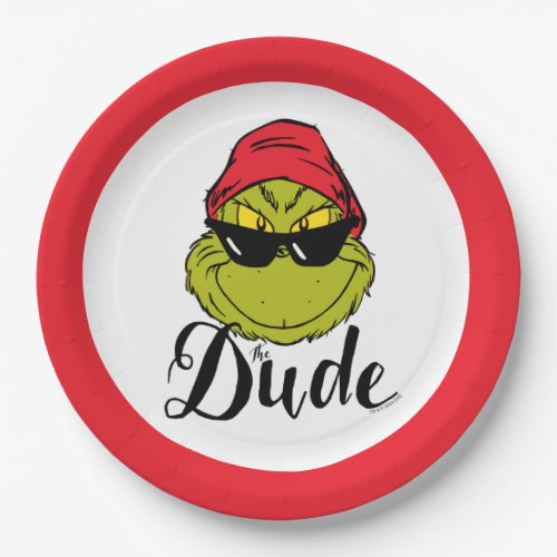 Grinch  The Dude Paper Plates