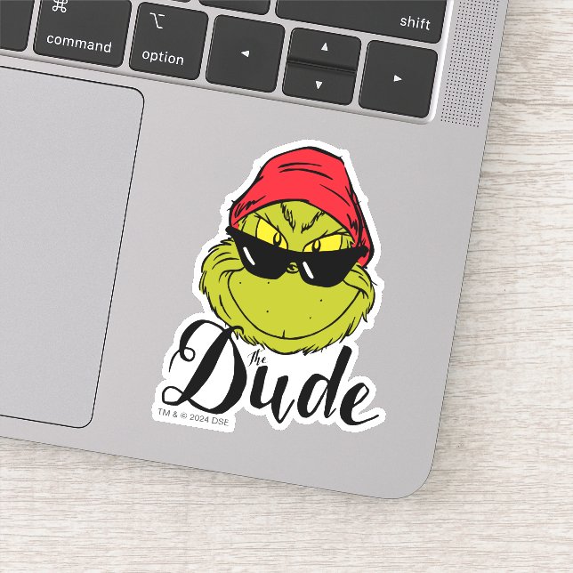 Grinch | The Dude Sticker (Detail)