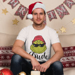 Grinch | The Dude T-Shirt<br><div class="desc">The holidays will not be complete without Grinch!  HOW Grinch STOLE CHRISTMAS is a classic story of a town called Who-ville and how the Christmas spirit can melt even the coldest of hearts.</div>