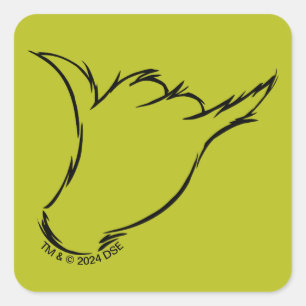 Grinch   The Mean Machine T-Shirt Square Sticker