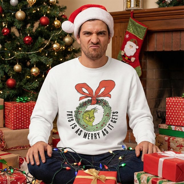 Grinch | This Is As Merry As It Gets Sweatshirt (Creator Uploaded)