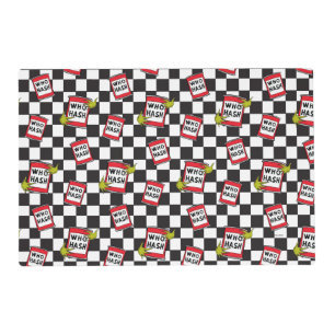 Grinch   Who Hash Pattern Placemat