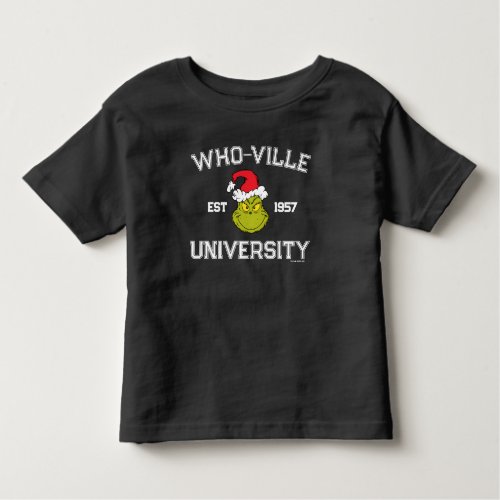Grinch  Who_ville University Est 1957 Toddler T_shirt