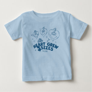 Grinch's Heart Grew 3 Sizes Baby T-Shirt