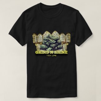 GRIND N SHINE T.R.K HUSTLE LOGO TEES