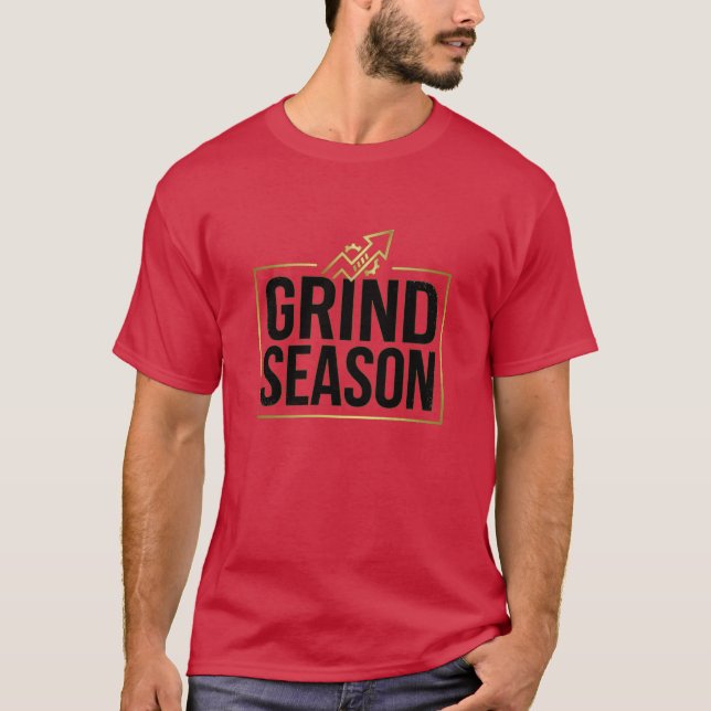 Grind Season Hustle Logo Tee (Front)