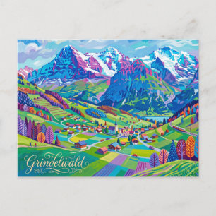 Grindelwald, Interlaken, Bern, Switzerland Postcard