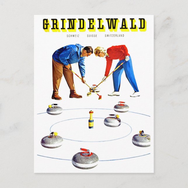 Grindelwald, recreation, sport, Switzerland Postcard (Front)