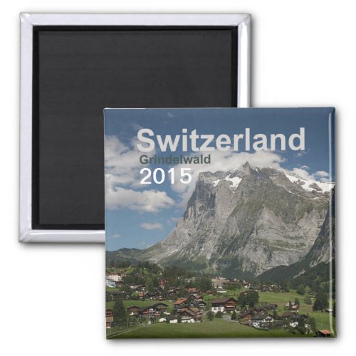 Grindelwald Switzerland Magnet Change Year