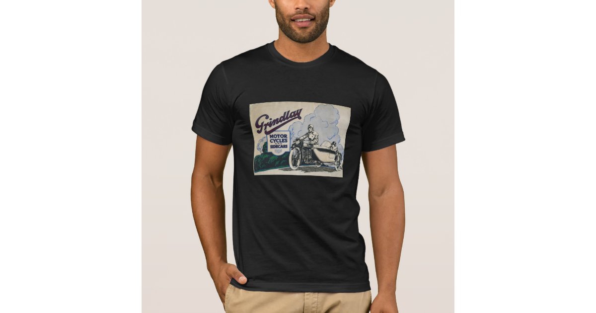 GRINDLAY MOTORCYCLE & SIDECARS. T-Shirt | Zazzle