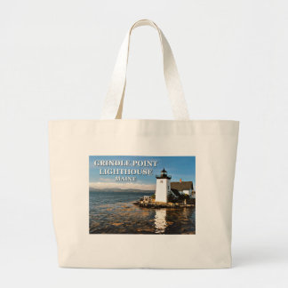 Grindle Point Lighthouse, Maine Jumbo Tote Bag
