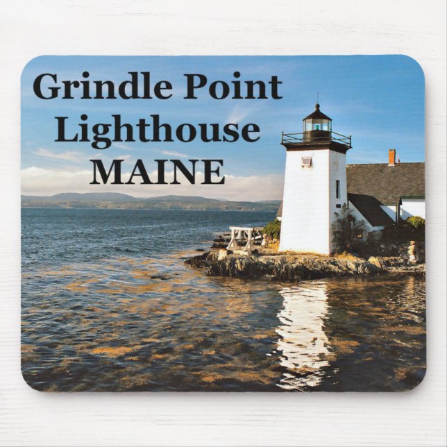 Grindle Point Lighthouse, Maine Mousepad (Front)