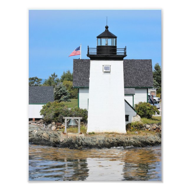 Grindle Point Lighthouse, Maine Photo Print (Front)