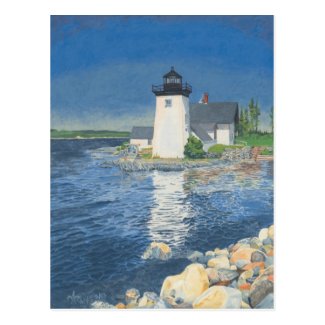 Grindle Point Lighthouse Postcard