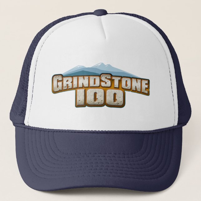 Grindstone 100 trucker hat (Front)