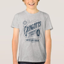 GRINGOTTS Wizarding Bank Vintage Graphic Tri-Blend Shirt
