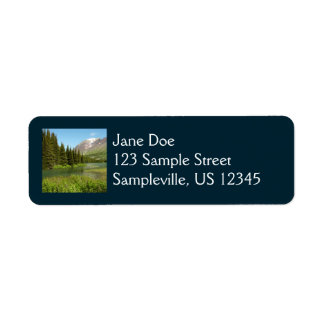 Grinnell Creek at Glacier National Park Label