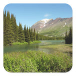 Grinnell Creek at Glacier National Park Square Sticker