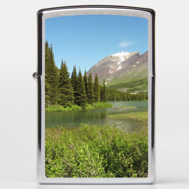 Grinnell Creek at Glacier National Park Zippo Lighter (Front)