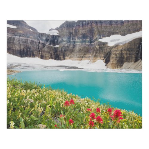 Grinnell Glacier Faux Canvas Print