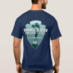 Grinnell Glacier Hiking Trail (arrowhead T) T-Shirt
