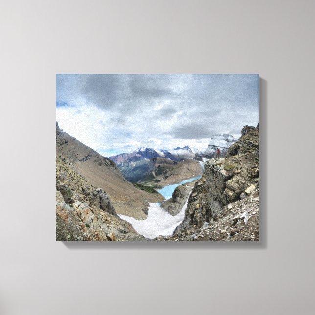 Grinnell Glacier Overlook Detail - Glacier Canvas Print (Front)