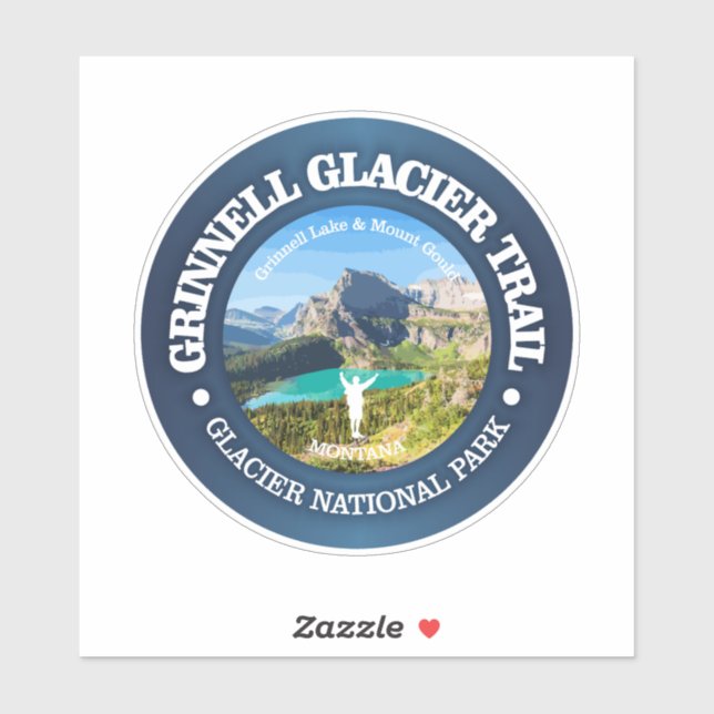 Grinnell Glacier Trail Sticker (Sheet)