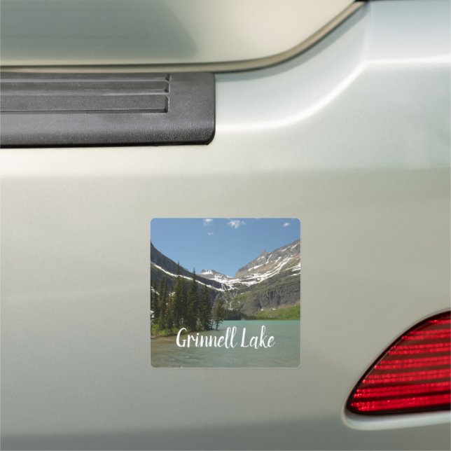 Grinnell Lake at Glacier National Park Car Magnet (In Situ)