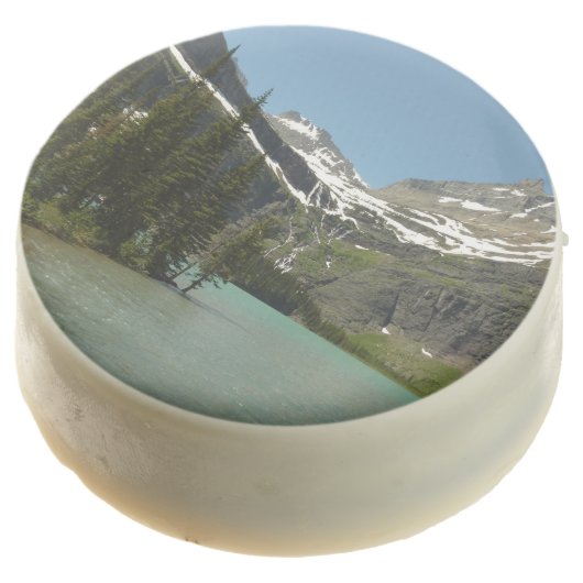 Grinnell Lake at Glacier National Park Chocolate Covered Oreo (Angled)