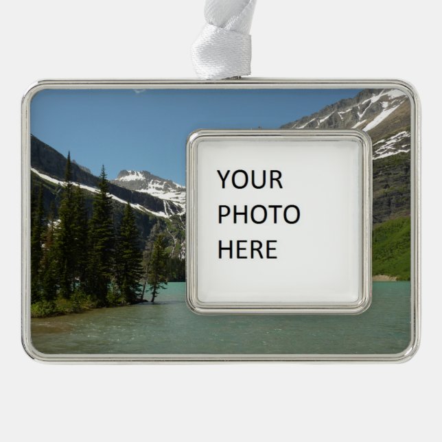 Grinnell Lake at Glacier National Park Christmas Ornament (Front)