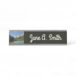 Grinnell Lake at Glacier National Park Desk Name Plate