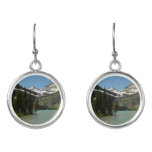 Grinnell Lake at Glacier National Park Earrings