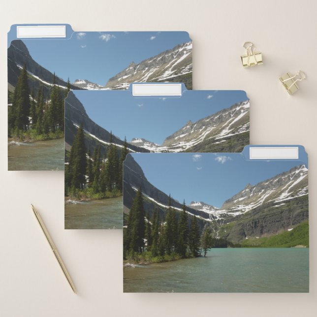 Grinnell Lake at Glacier National Park File Folder (Set)