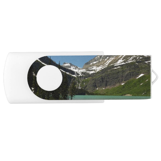 Grinnell Lake at Glacier National Park Flash Drive (Front)