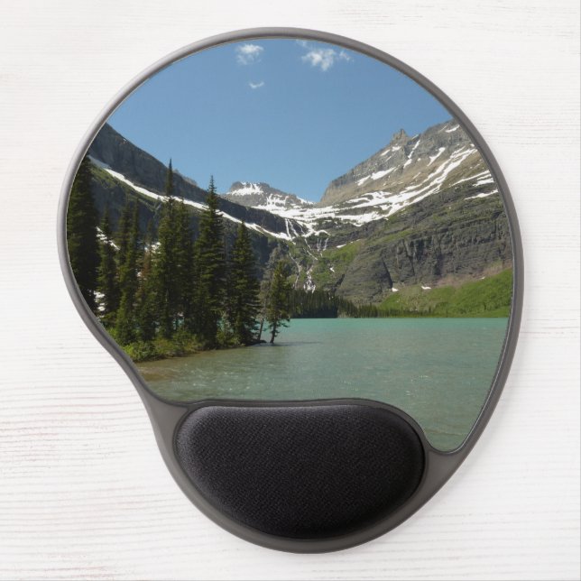Grinnell Lake at Glacier National Park Gel Mouse Pad (Front)