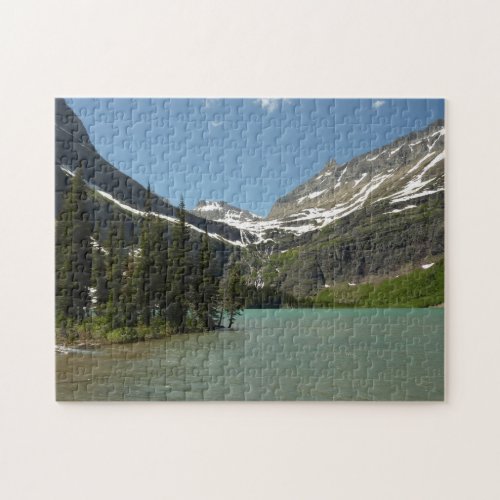 Grinnell Lake at Glacier National Park Jigsaw Puzzle