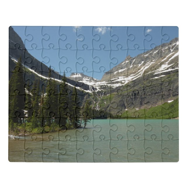 Grinnell Lake at Glacier National Park Jigsaw Puzzle (Puzzle Horizontal)