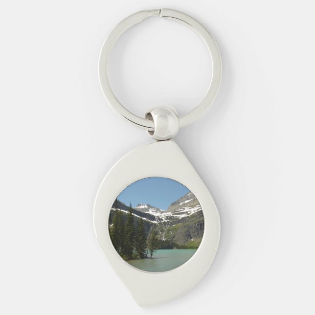 Grinnell Lake at Glacier National Park Keychain (Front)