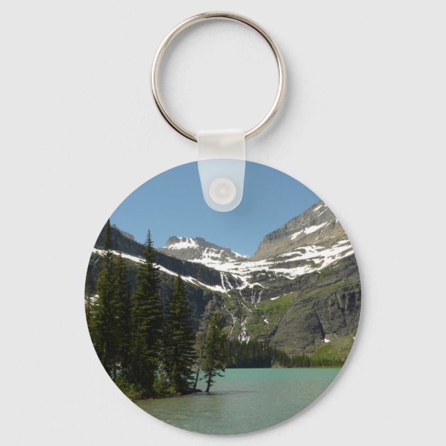 Grinnell Lake at Glacier National Park Keychain (Front)